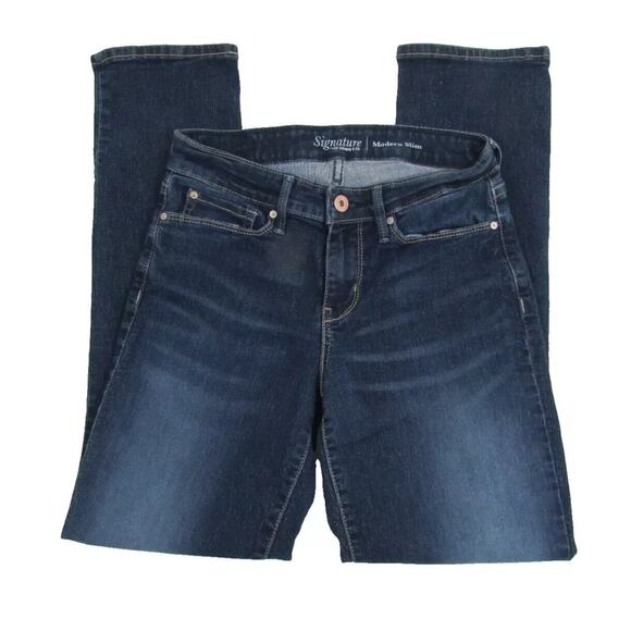 Signature by Levi's Modern Skinny Women's Size 26 Blue Denim Jeans 38x32 48x29 - Picture 1 of 6